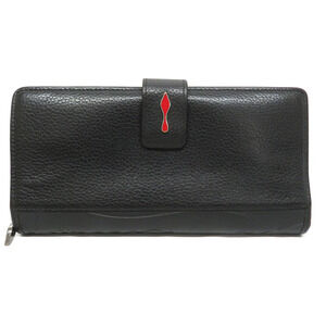 Christian Louboutin Paloma Wallet black red leather
